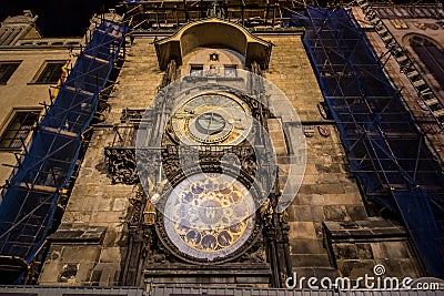 Old Town Square in Prague, Czech Republic Stock Photo