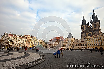 Old Town Square. Prague, Czechia Editorial Stock Photo