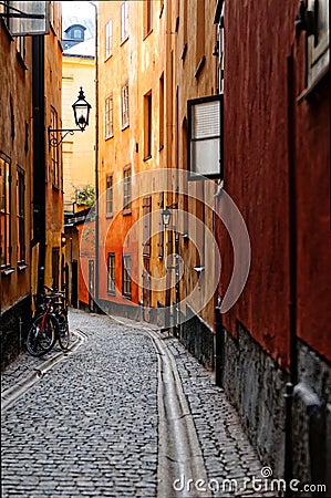 Old town of Stockholm Stock Photo