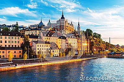Old Town in Stockholm, Sweden Stock Photo