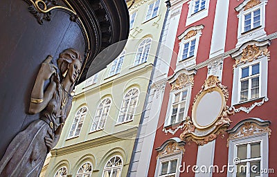 Old Town street, Prague Stock Photo