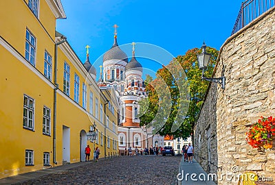 Old Town Tallinn Estonia on the Baltic Sea Editorial Stock Photo