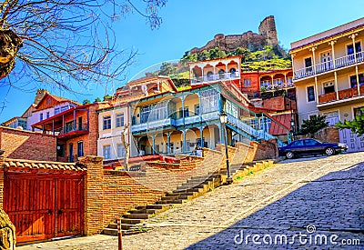 Old Town of Tbilisi, Georgia Stock Photo