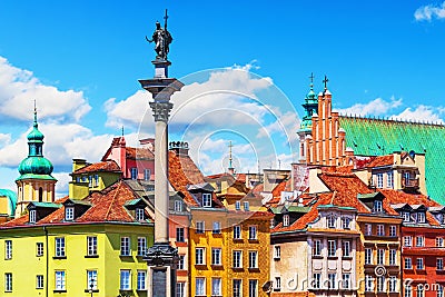 Old Town in Warsaw, Poland Stock Photo