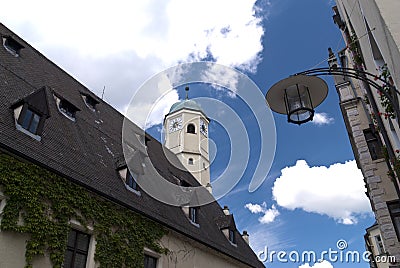 Old Town of Weiden, Germany Stock Photo