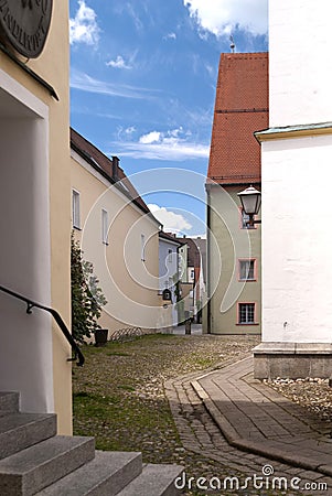 Old Town of Weiden, Germany Stock Photo