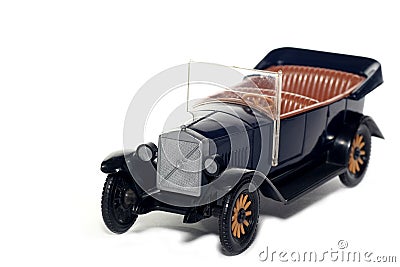 Old toy car Volvo Jakob 1927 Stock Photo