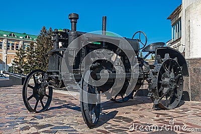 Old tractor Stock Photo