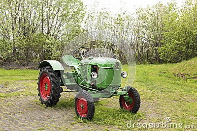 Old tractor Stock Photo