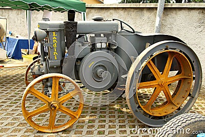 Old tractor Landini Editorial Stock Photo