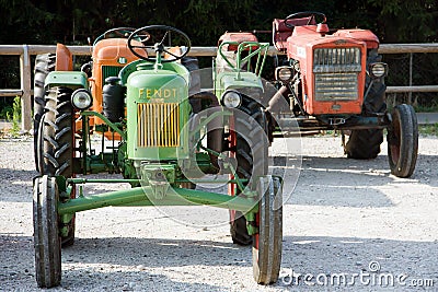 Old tractors Editorial Stock Photo