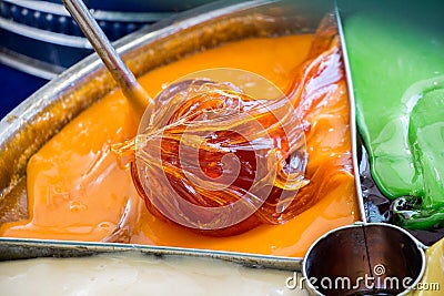 Turkish Ottoman handmade stick candy Stock Photo