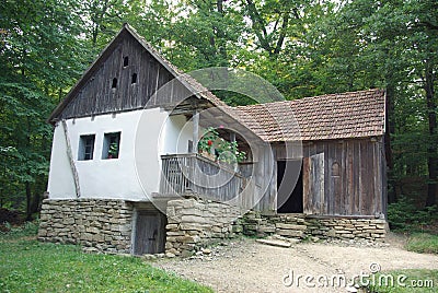 Old traditional village house Stock Photo