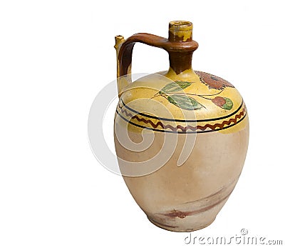 Old traditional vintage jug Stock Photo