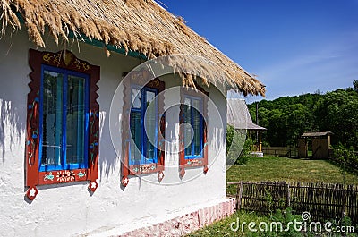 Old traditional wooden house Stock Photo