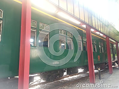 Old train in hk Editorial Stock Photo