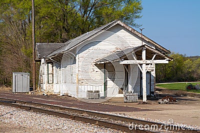 Old train station Stock Photo