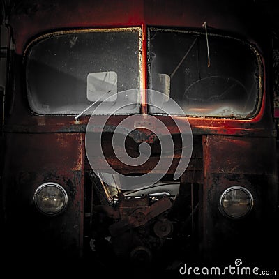 Old truck Stock Photo