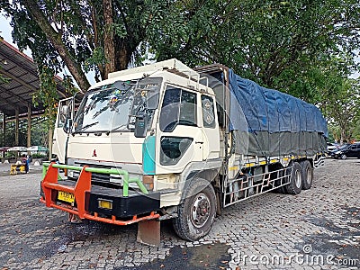 Old truck from Mitsubishi fuso Editorial Stock Photo