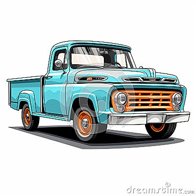 Old Truck Timeless Beauty Stock Photo