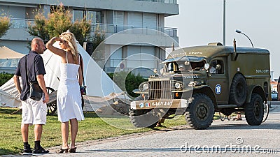 Old truck of the US Army Editorial Stock Photo