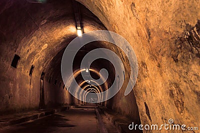 Old tunnels Stock Photo