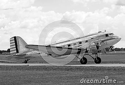 Old turboprop Stock Photo