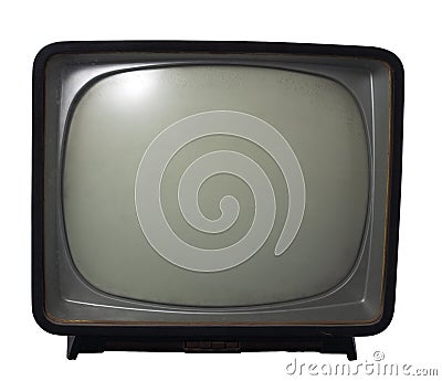 Old TV - Television concept Stock Photo