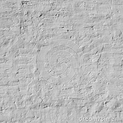 Old Uneven Brick Wall With White Painted Plaster Background Stock Photo