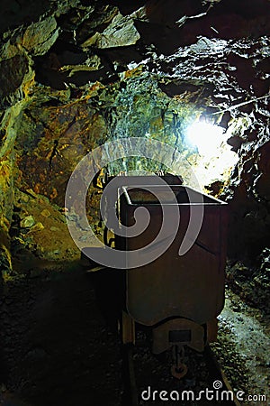 Old Uranium mine Stock Photo