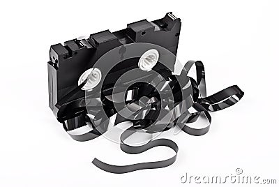 Old VCR tape Stock Photo