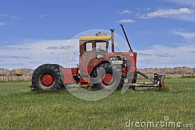 Old Versatile tractor Editorial Stock Photo