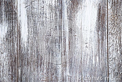 Old vertical white wooden boards with texture for background. Horizontal frame Stock Photo