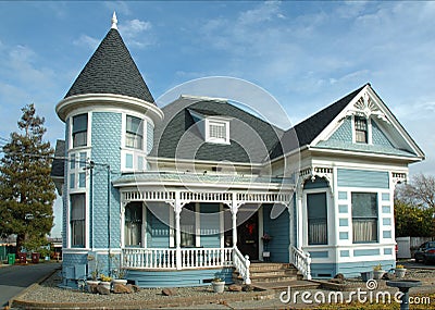 Old Victorian home Stock Photo