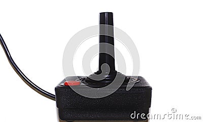 Old video game joystick Stock Photo