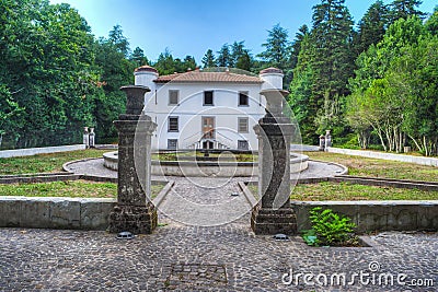 Old villa built in late 1800s in Sardinia Stock Photo