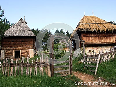 Old Village Stock Photo