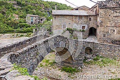 Montanana, Huesca Province, Aragon in Spain Stock Photo