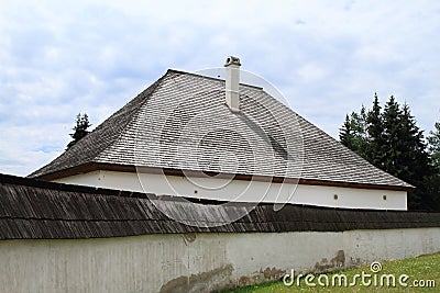 Old village parsonage in open-air museum Editorial Stock Photo