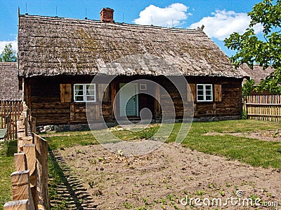 Old village in Poland Stock Photo