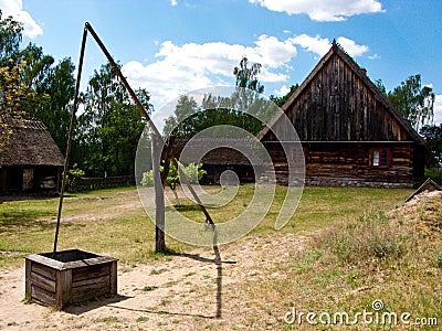 Old village in Poland Stock Photo