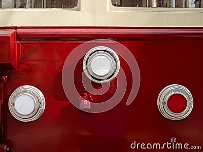 Vintage steam powered train Editorial Stock Photo