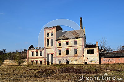 Old vinegar factory Zrenjanin Serbia Editorial Stock Photo