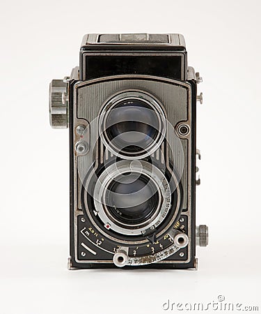 Old vintage camera Stock Photo