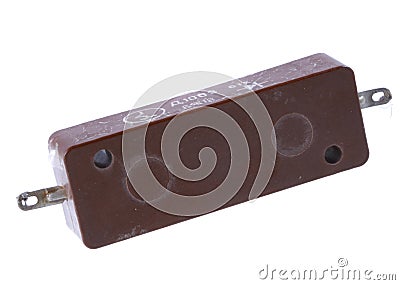 Old, vintage diode. Stock Photo