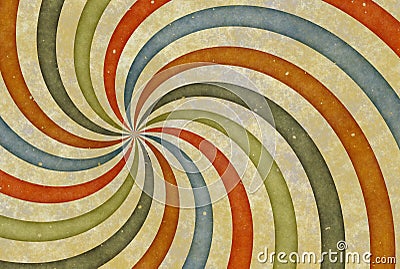 old vintage drawing picture with curl stripes. paper texture backgrounds Stock Photo