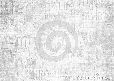 Old vintage grunge newspaper paper texture background Stock Photo