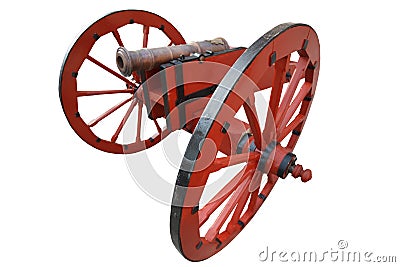 old vintage gunpowder cannon Stock Photo
