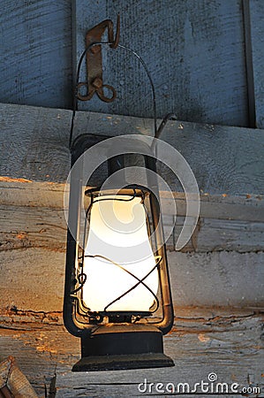 Old vintage lamp Stock Photo