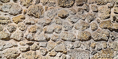 An old vintage restored rustic classic background old stone wall Stock Photo